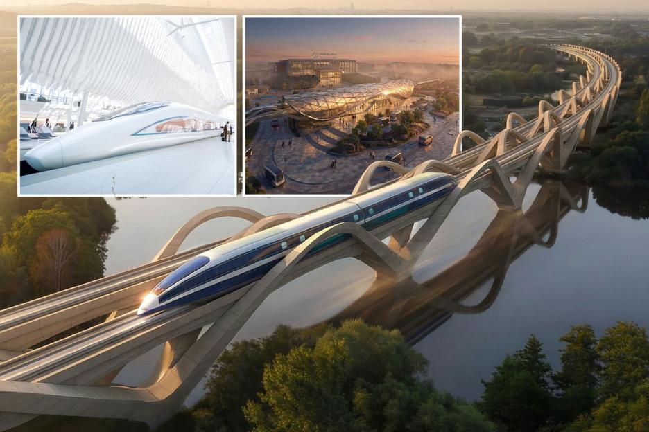 Revolutionary £130 Billion Project: 300mph Train Line 'The Loop' Connecting Nine Cities Across the UK and Ireland!