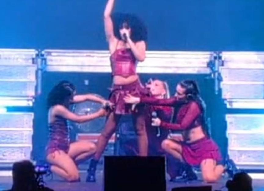 A live performance of the K-Pop Forever Tribute show.