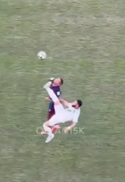 Asian Champions League Match Erupts into Chaos: Player Knocked Out as Teammates Rush for Stretcher