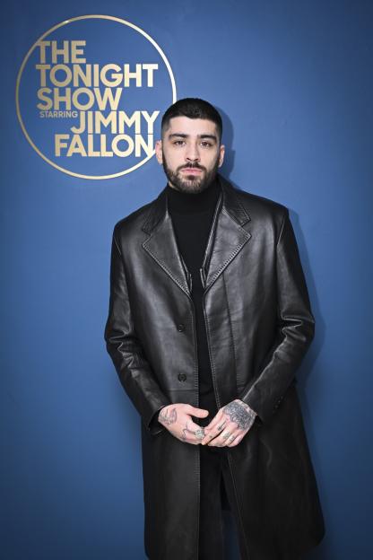 THE TONIGHT SHOW STARRING JIMMY FALLON -- Episode 1939 -- Pictured: Singer Zayn poses backstage on Wednesday, March 13, 2024 -- (Photo by: Todd Owyoung/NBC via Getty Images) Copyright: Getty Image...