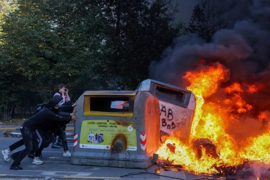 ALBANIA-DEMONSTRATION-EDUCATION-POLITICS