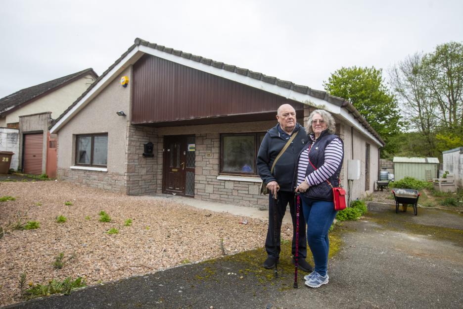 Couple live in caravan for year after bust building firm's bungled 100k renovation