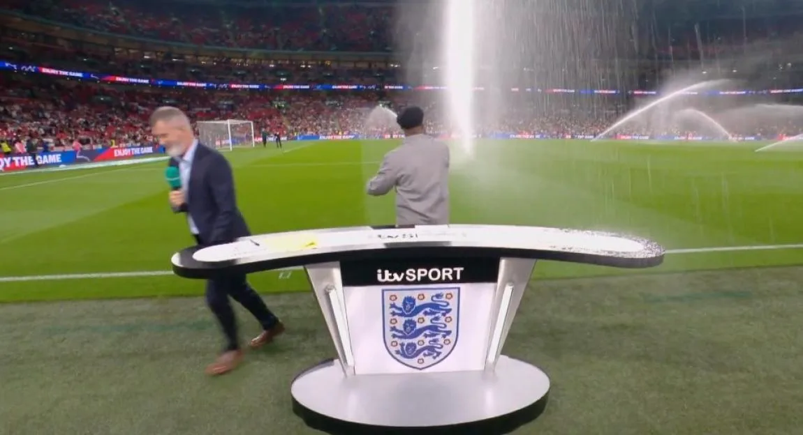 ITV pundits Roy Keane and Ian Wright forced to run off mid-coverage before England vs Czechia clash at Wembley