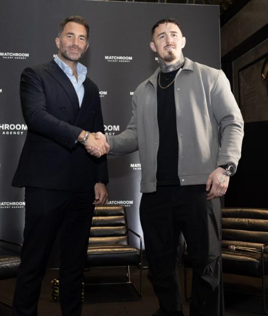 Matchroom Talent Agency launch press conference.