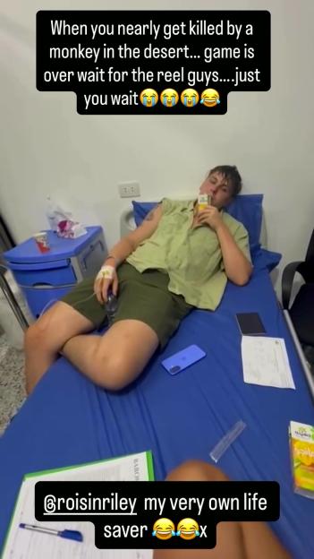 Coronation Street star rushed to hospital on holiday after being nearly killed by a MONKEY