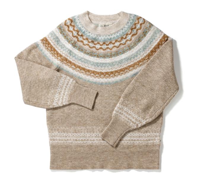 Fatface Jumper with a fairisle pattern.
