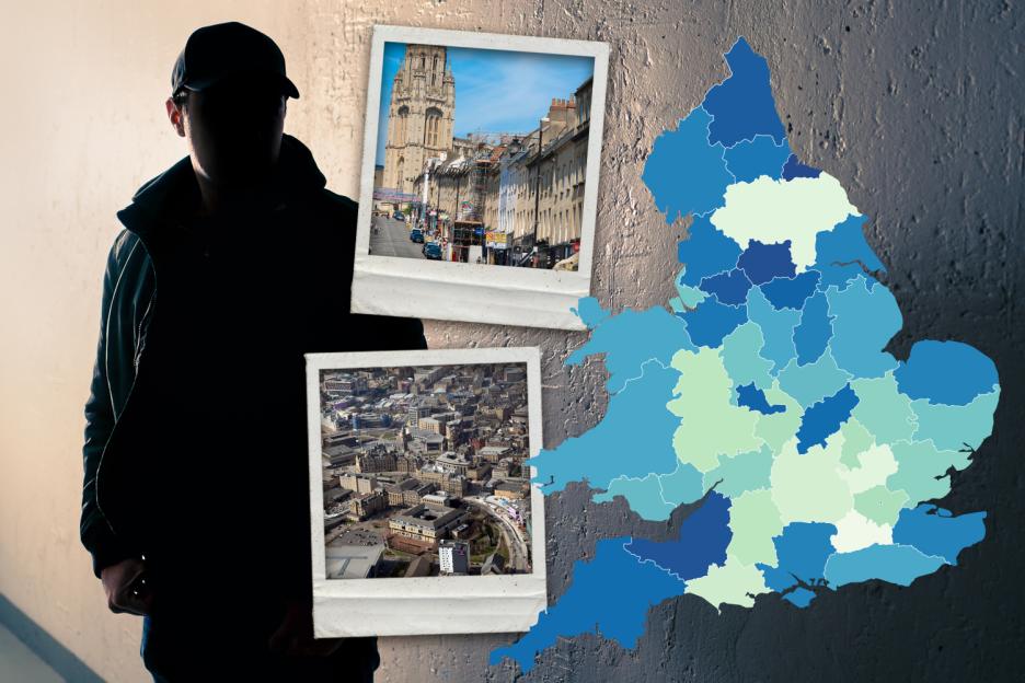 'Startling Map Uncovers UK's Most Dangerous Areas for Sex Crimes – Alarming Increase in Attacks'