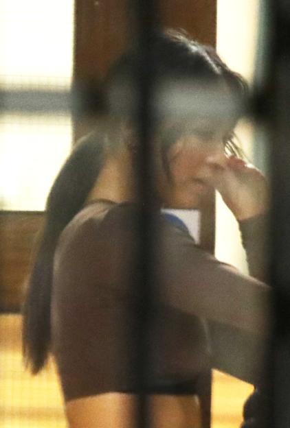 EXCLUSIVE PHOTOS ALL ROUND..£200 MIN FEE FOR THE SET...THE STRICTLY COME DANCING REHEARSAL STUDIO WAS VERY STEAMY TODAY WITH ALL THE SWEAT COMING FROM KATYA JONES AND LEWIS COPE AS THEY REHEARSE FOR OVER 9 HOURS FOR THE STRICTLY COME DANCING TOUR WH