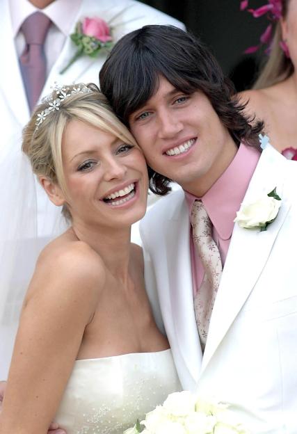THE WEDDING OF TESS DALY AND VERNON KAY AT ST MARY'S CHURCH, HORWICH, BRITAIN - 12 SEP 2003