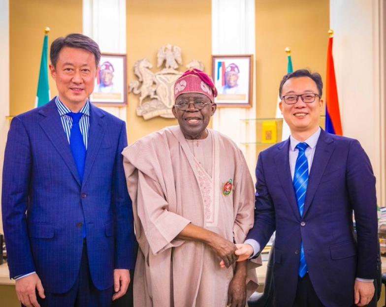 Tinubu Welcomes Chinese Ambassador to Abuja