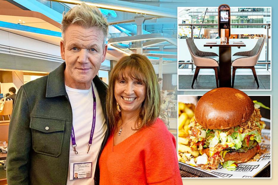 I Sampled Gordon Ramsay's Overhauled Airport Eatery Featuring McDonald's-Style Self-Service Screens!