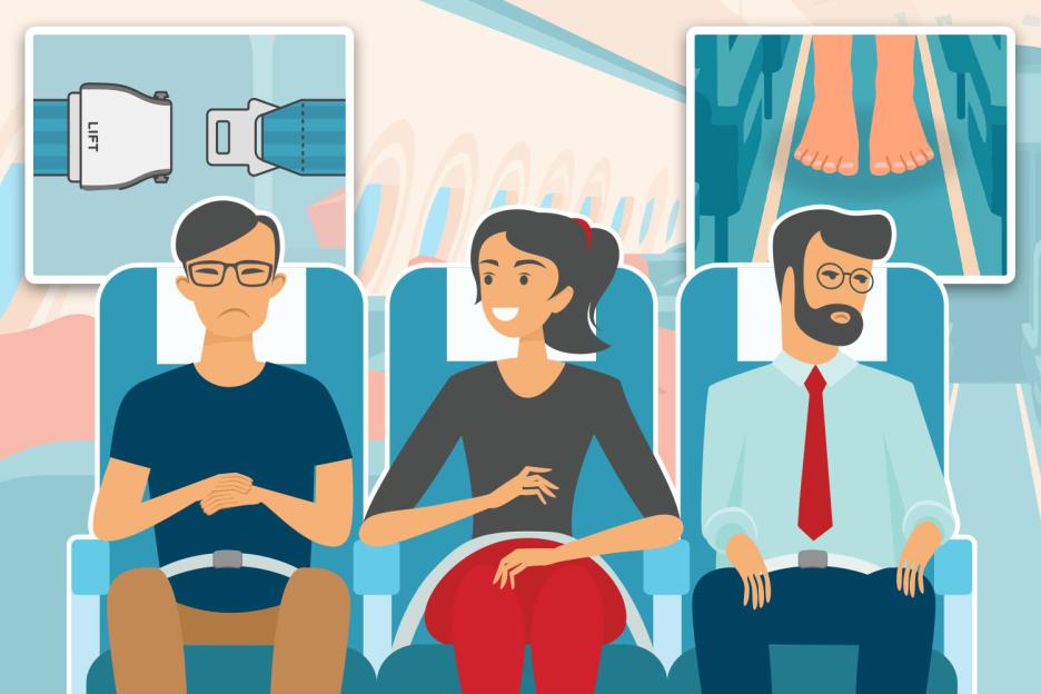 Discover What Your Flying Habits Reveal About You: From Armrest Kings to Barefoot Travelers & the 'One Last Call' Crew!