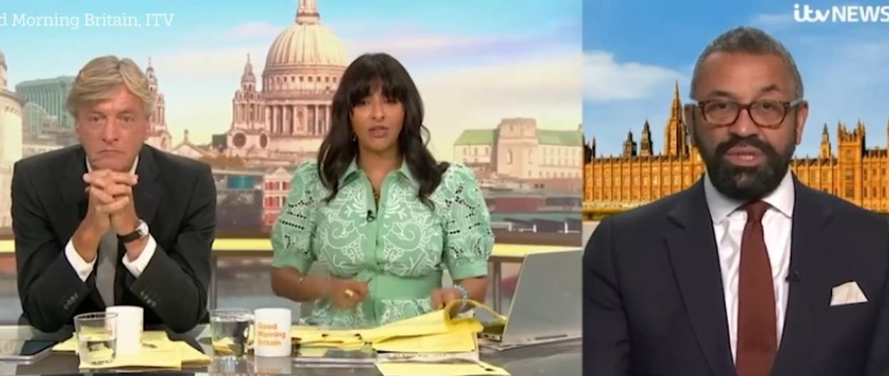 Ranvir Singh Confronts James Cleverly: 