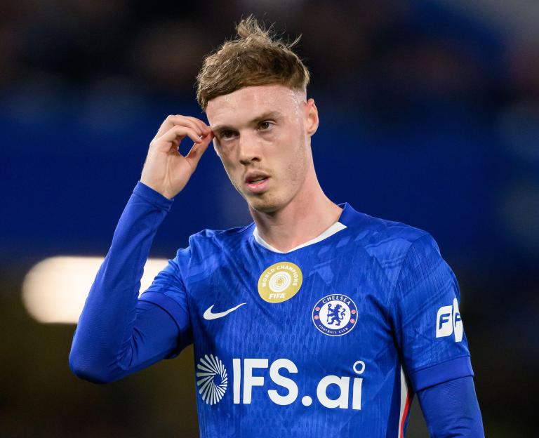 Chelsea's Cole Palmer in action.