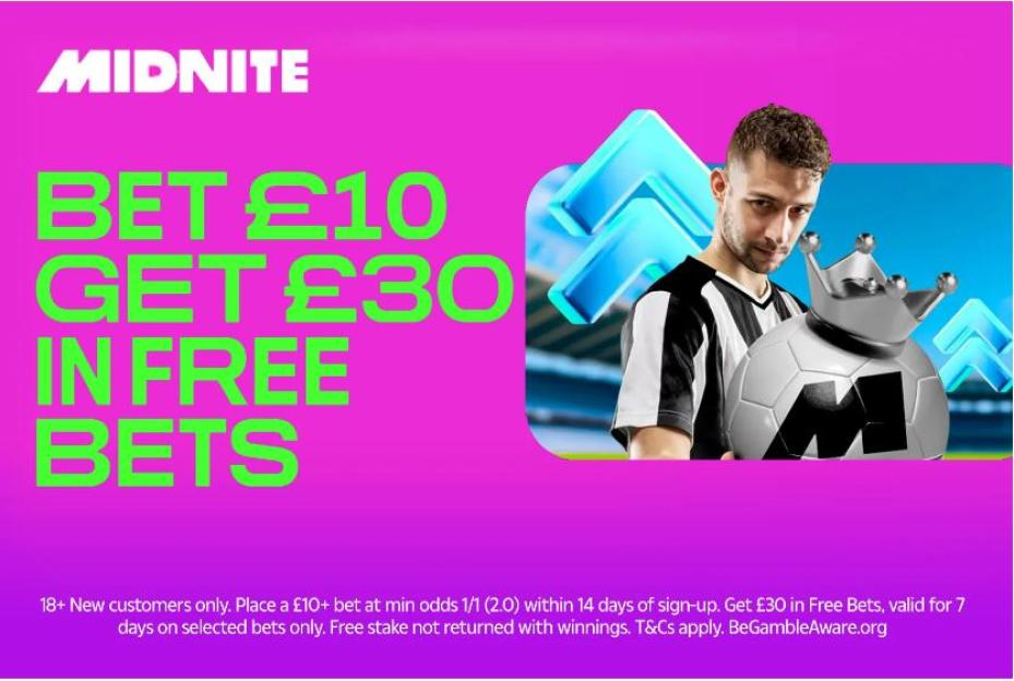 Score £30 in Free Football Bets with Midnite for Atletico Madrid vs Arsenal!