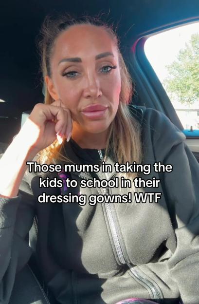 Another parent in pajamas