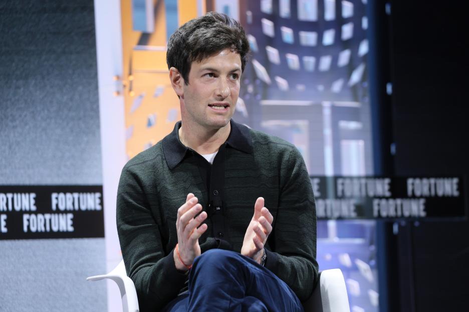 Joshua Kushner speaking onstage during the Big Bets panel at the Fortune Global Forum 2024.