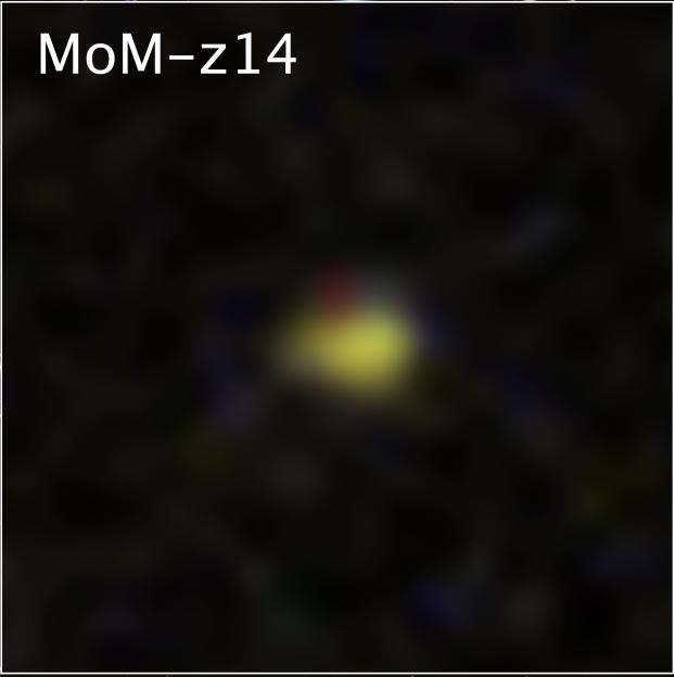 Image of galaxy MoM-z14.