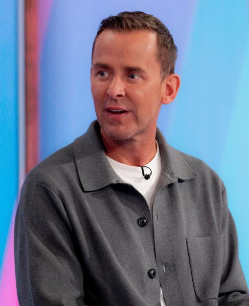 Scott Mills, a radio and television presenter, looking forward and slightly to his right.