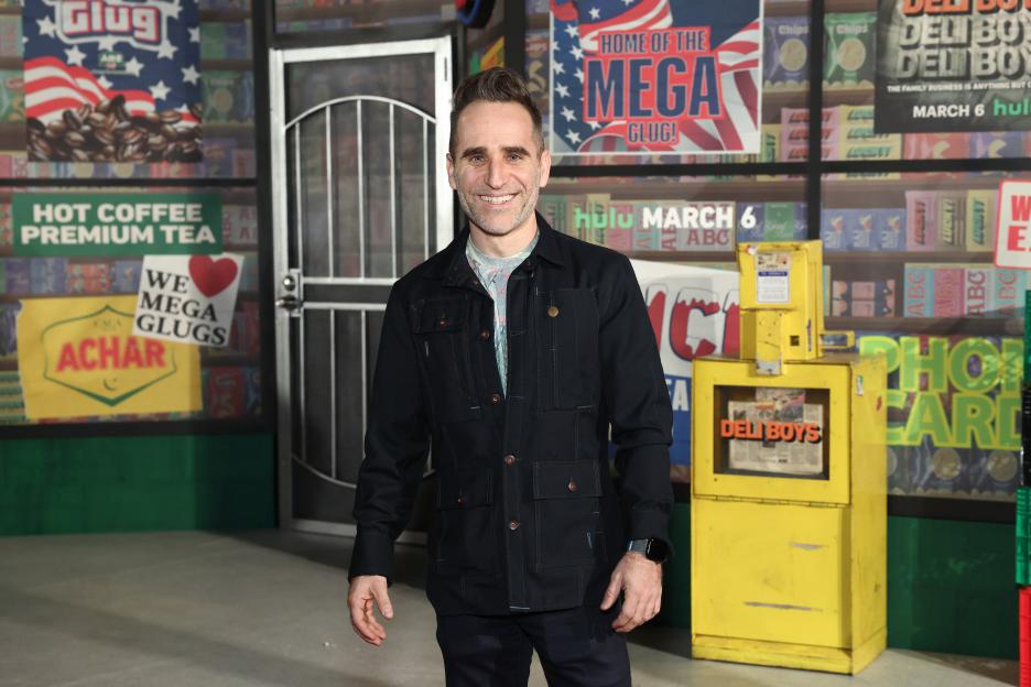 Ben Giroux attends the premiere of Hulu's "Deli Boys".