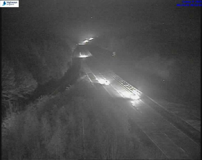 M54 closed in one direction after horror multi-vehicle crash involving lorry as rush hour commuters face huge delays