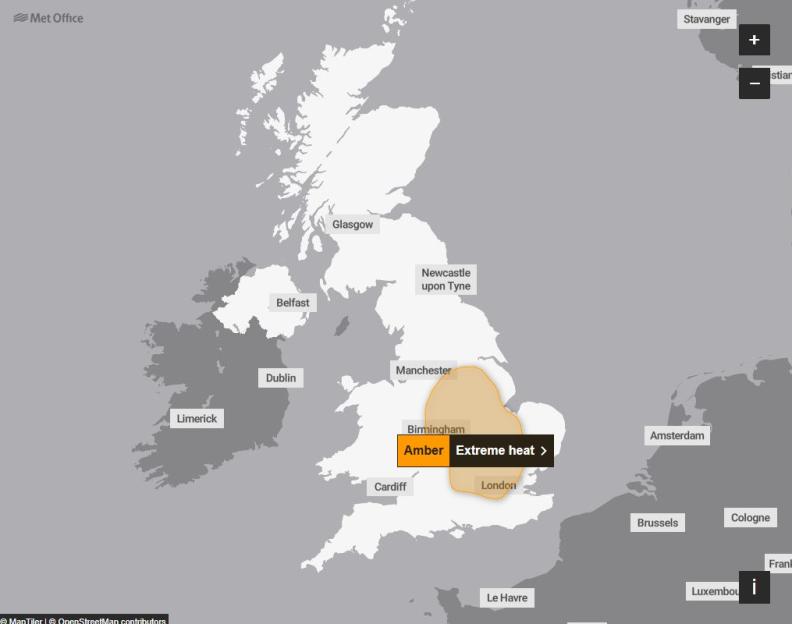 Britain Braces for Scorching 38°C as Extreme Heat Alert Issued for Hottest Day of the Year!