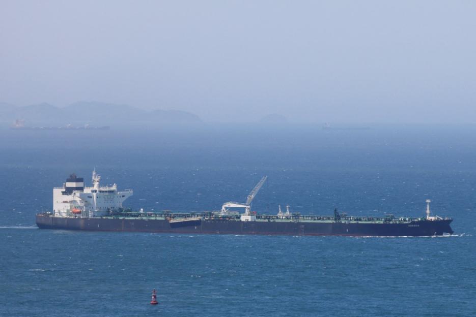 Crude tanker ODESSA carrying UAE crude after passing through the Strait of Hormuz.