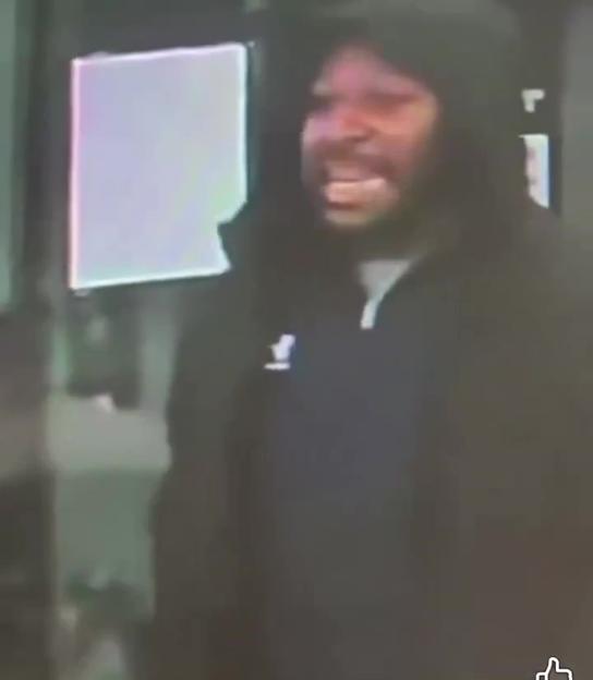 Screen grab from a Twitter video showing Anthony Williams, 32.