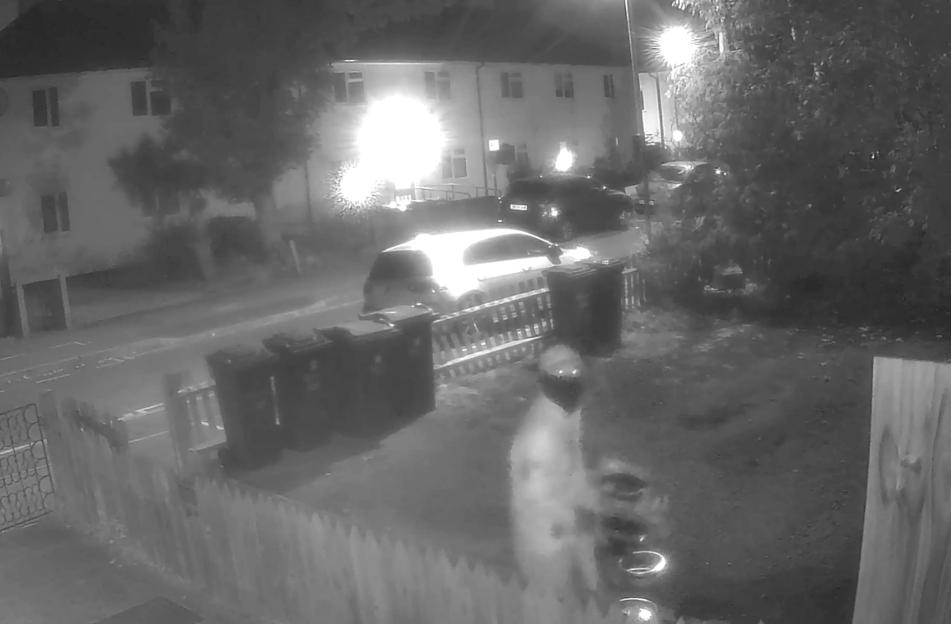 CCTV footage of the house attack