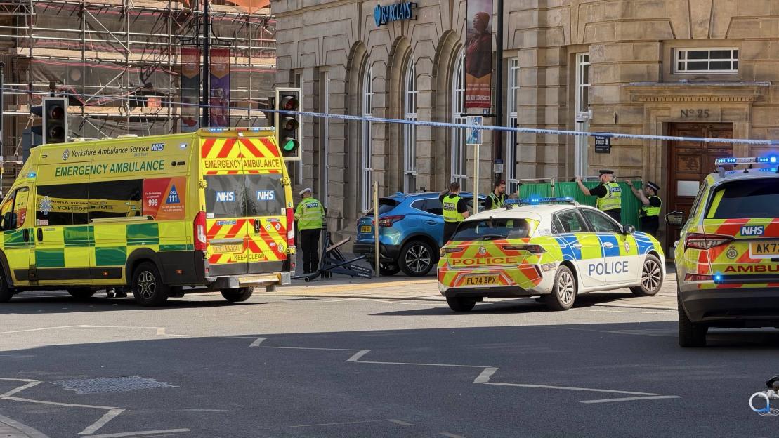 Tragic Incident in UK City Centre: Man Killed and Teen Injured After Car Strikes Pedestrians, Suspect Arrested