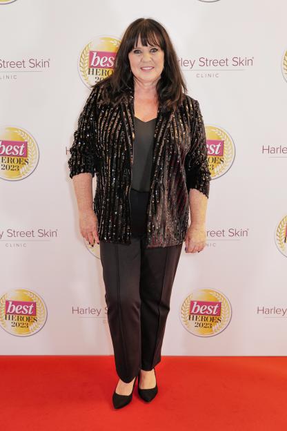 Coleen Nolan attends the Best Heroes Awards 2023.