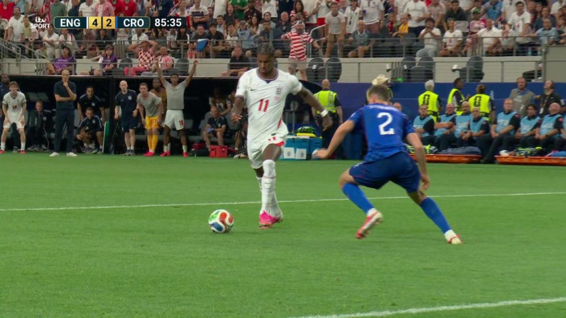 Incredible Photo Reveals Jude Bellingham's Reaction on the England Bench Just Before Marcus Rashford Scored Against Croatia