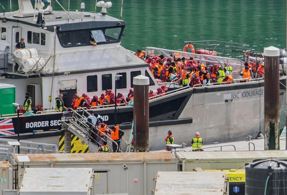 'Record 230 Migrants Packed into Single Dinghy Reach UK from the Channel as Farage Sounds Alarm Over 'National Security Emergency''