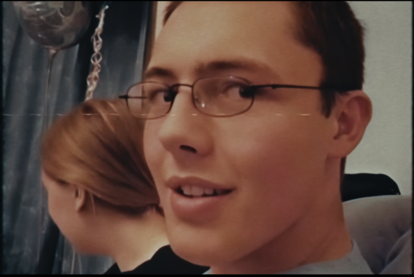 Aaron Swan wearing glasses.