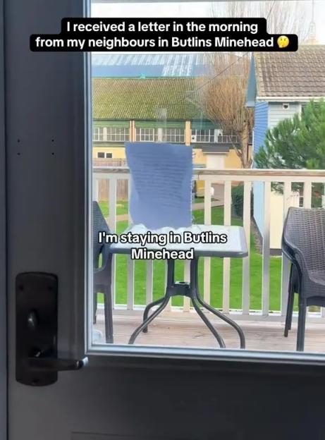 'Surprised by a Passive-Aggressive Note from My Butlin's Neighbor: Their Complaints About My Toddler Were Outrageous!'