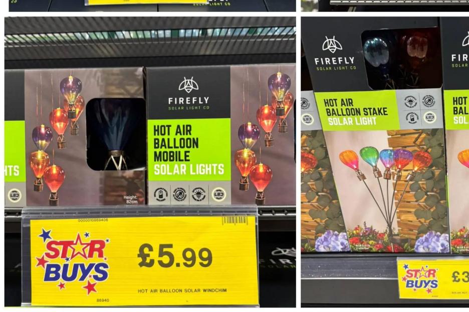 'Summer Savings: Grab the Viral Hot Air Balloon Lights at Home Bargains for Just £3.99!'