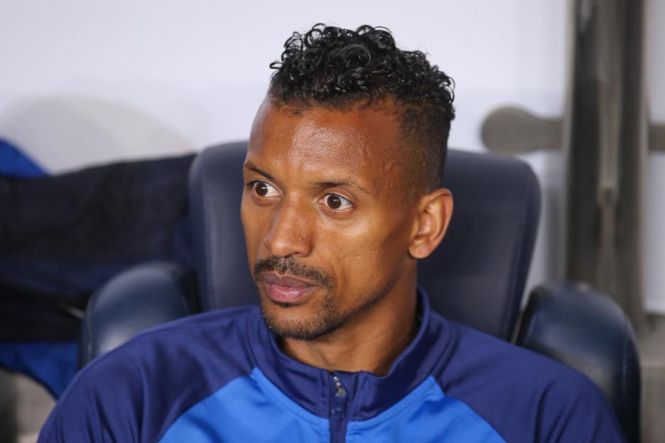 Nani on the bench for Fenerbahce SK v Adana Demirspor.