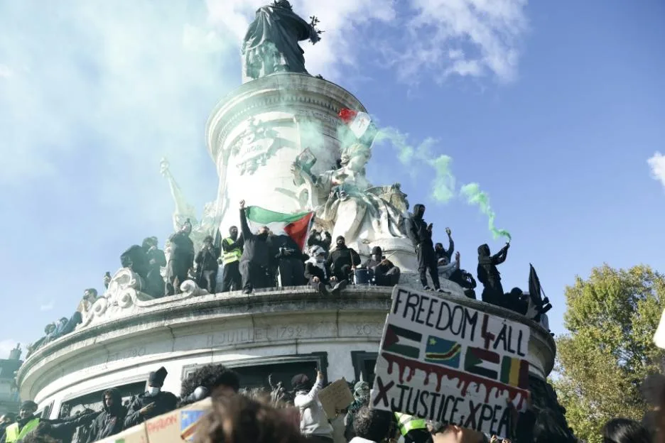 Protesters rally over rising living costs in Paris