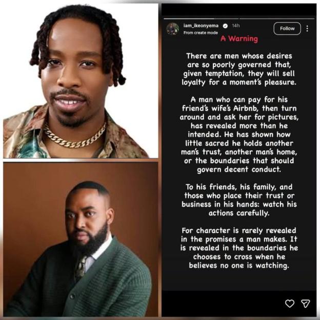 BBNaija's Ike Onyema Shares Thoughts on David Martins Controversy, Calls Out Neon Adejo's Alleged Behavior