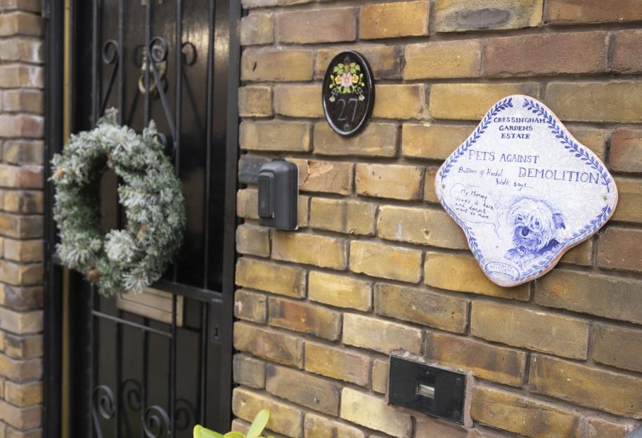 Living on a condemned council estate at Christmas.