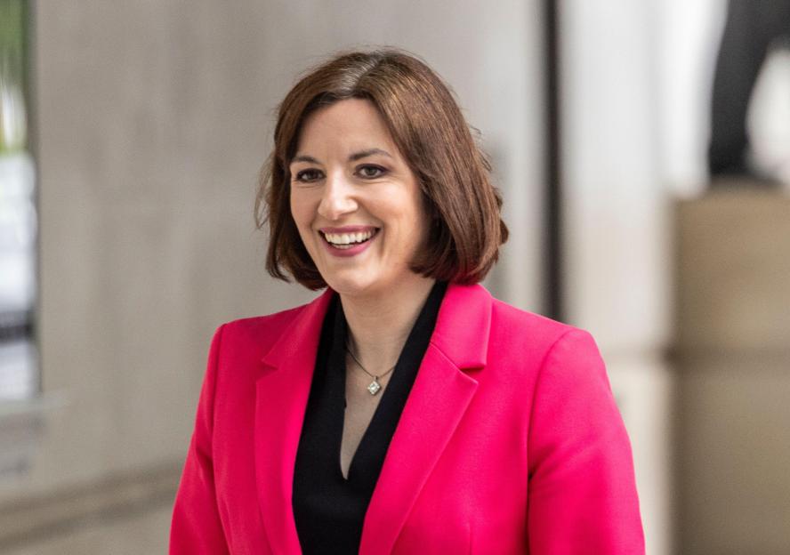 Bridget Phillipson, Education Secretary, smiling at an event.