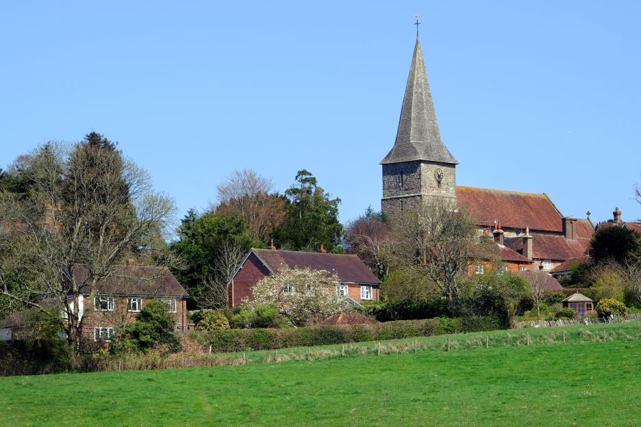 All Saints Church, Old Heathfield, East Sussex, UK