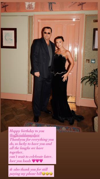 Dani Dyer, 29, Shares Heartfelt Birthday Tribute to Dad Danny, Revealing He Still Covers Her Phone Bill!