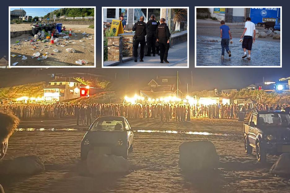 'Luxury Teens Run Wild in Cornwall: From Beach Shenanigans to Burger Van Antics!'