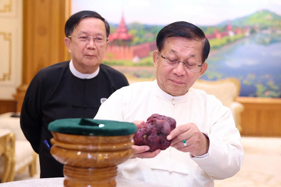 MYANMAR-MINING-RUBY