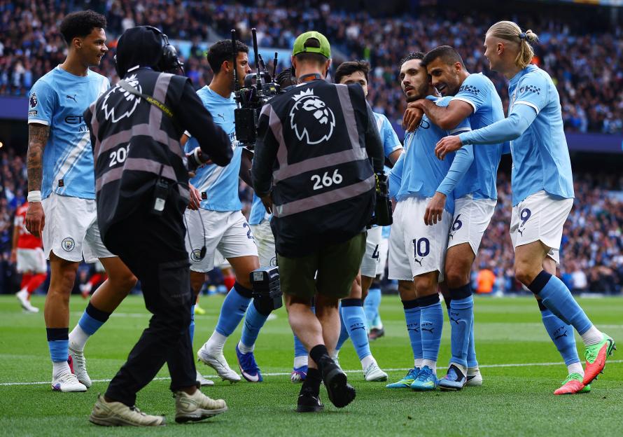 Manchester City v Arsenal, Premier League, Football, Etihad Stadium, Manchester, UK - 19 Apr 2026