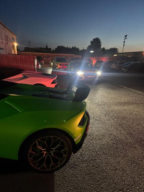 Avon and Somerset Roads Policing Unit officers seize supercars driven dangerously.