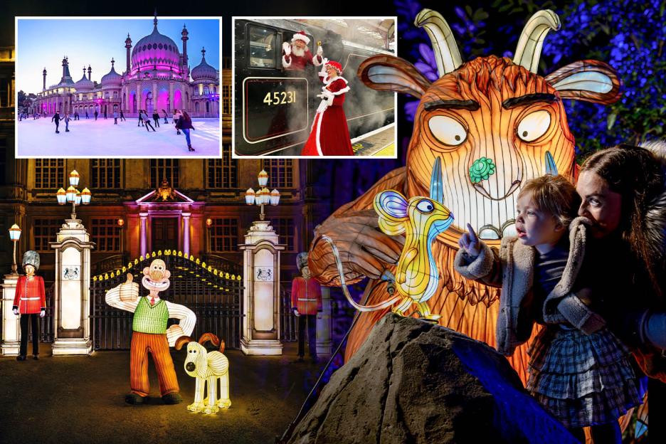 20 Must-See Christmas Attractions Still Offering Tickets: From Santa's Steam Trains to Gruffalo Lantern Trails!