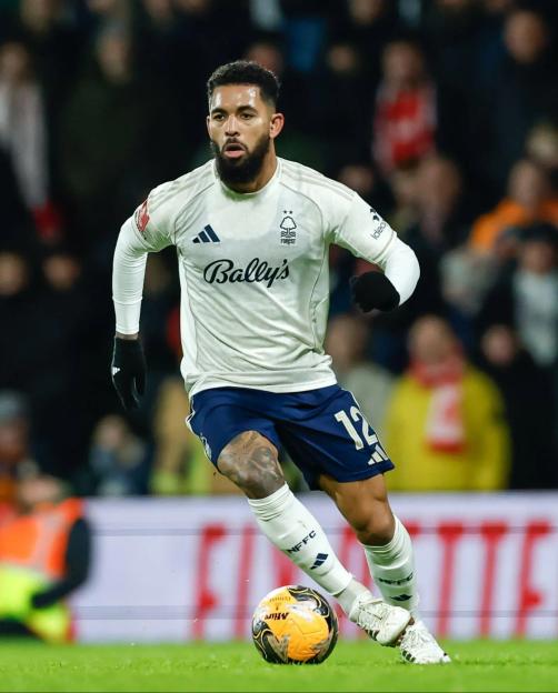 Wrexham, UK. 9th Jan, 2026. Douglas Luiz of Nottingham Forest during the Wrexham vs Nottingham Forest FA Cup third round match at the SToK Cae Ras, Wrexham. Picture credit should read: Cody Froggatt/Sportimage Credit: Sportimage Ltd/Alamy Live News