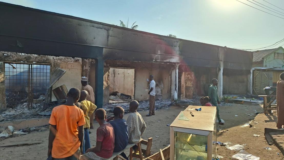 Devastating Fire Engulfs Beloved Pharmacy and Nearby Shops in Taraba